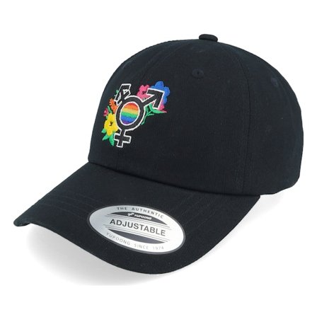 Iconic - Black - unconstructed - Cap - Happy Hbtq Black Dad Cap - Hatstore