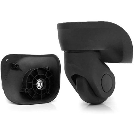 Premium Sorte Kuffert Hjul - Udskiftning Til DIY Reparation