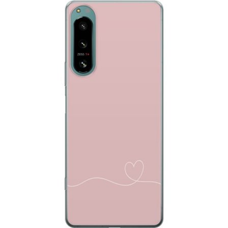 Kompatibelt Mobilskal till Sony Sony Xperia 5 IV Rosa Hjärna Design