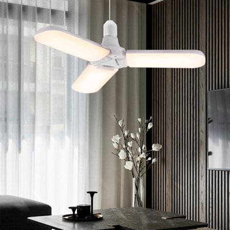 LED-huvuden Vikbar garagebelysning LED-butikslampa för arbetsbänk