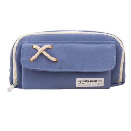 Pennpåse brevpappershållare BLÅ MED 5ST PENNA MED 5ST PENNA