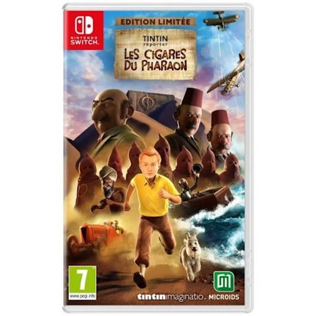 Tintin Reporter: The Cigars of the Pharaoh - Nintendo Switch-spel - Limited Edition