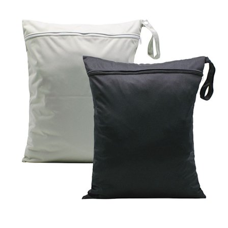 2 kpl märkäpussia, 30*35cm märkäkuiva pussit vaipanvaihtopussit märkäpyykki pussi vedenpitävä kuiva märkä pussi kangasvaippa märkäpussit Org