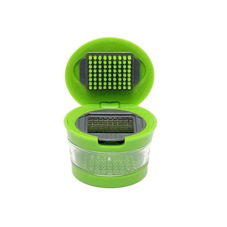 Vitlökrivare, Mini Portabel ABS Rostfritt Stål Vitlökspress Hackare Skivare Handpress Kvarn Kross Kökstillbehör