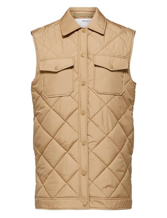 Selected | Slftinna Long Quilted Vest | 40