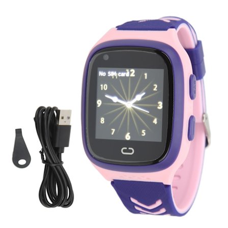 LT31 4G Smartklokke for barn med GPS-tracker, fargeberøringsskjerm, WIFI, video- og taleanrop for jenter og gutter, feriegaver, rosa