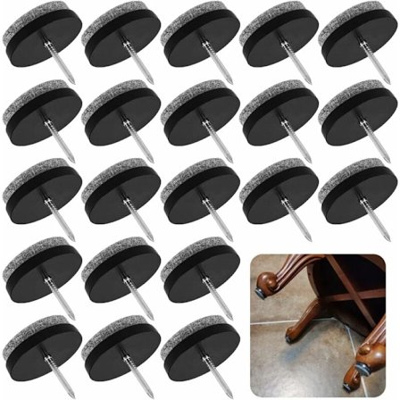 22mm Liukuva Kisko Huopa Alusta Musta 20 Kpl Naula Huonekalu Liuku N