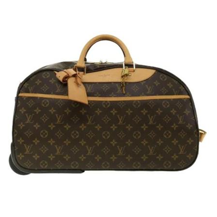 Louis Vuitton Vintage Pre-owned Canvas rejsetasker Brun, Dame Vintage Tasker, Størrelse: ONE Size