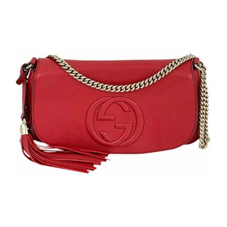 Gucci Vintage, Pre-owned Crossbody Bag Rood, Dames, Maat:ONE Size,leer