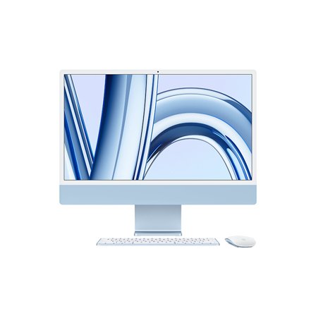Begagnad iMac 24" M3 2023 (Apple M3 8-Core, 8 GB RAM, 256 GB SSD, 10-Core) Blue 8 GB RAM - 256 GB SSD