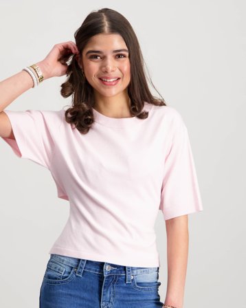 RYVLS Soft Knit Tie Tee Kremfarget Genser Jente - Kids Brand Store