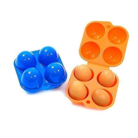 Bärbar äggkartong för utomhusbruk, kök, förvaringslåda i plast