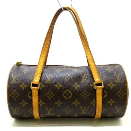 Louis Vuitton Vintage Pre-onwed Polyester Papillon Tas , Bruin , Dames , Maat: ONE Size Vintage Tassen
