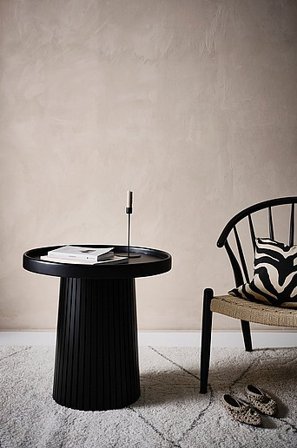 Jotex - Bijzettafel ø 60 Cm Zwart Zwart - ZELARINO - Koop Sidetables & bijzettafels bij Jotex