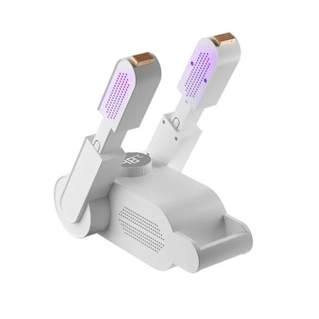 Sähköinen kenkäkuivain, saapaskuivain digitaalisella näytöllä, laskettelukenkien kuivain, kenkien ja saappaiden lämmitin, valkoinen otsoni