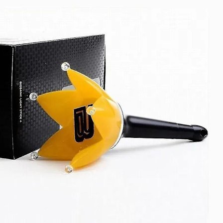 Bigbang Lightstick - Självlysande Musiklampa, Stödlampa, Handlampa, Glow Stick, Glitter Stick (svart)(1st)-XF16-