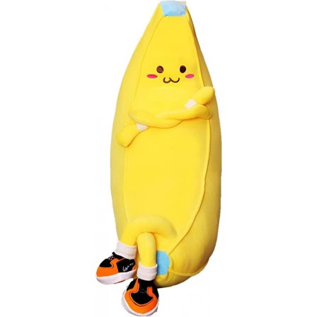 SSRGV Banan Fyldt Plysdyr Sød Frugt Plushie Kælepude Lang Plyslegetøj Sovende Dukke Gave til Fødselsdag, Valentinsdag, Jul