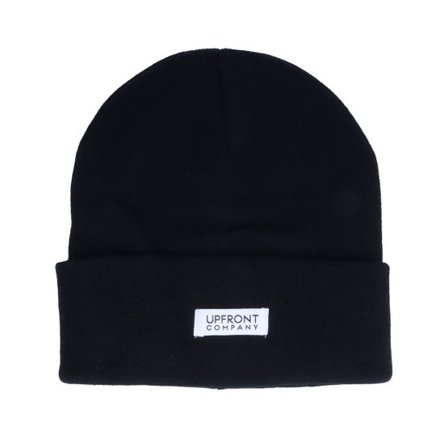 Upfront - Svart cuff Beanie - Lab Beanie Black Cuff @ Hatstore