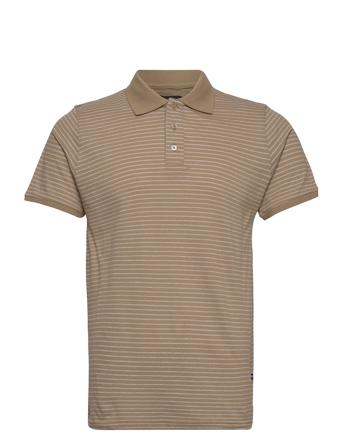Mapoleo Striped Polo Khaki Matinique