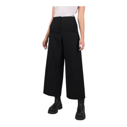 Ecoalf, Wide Trousers Zwart, Dames, Maat:M