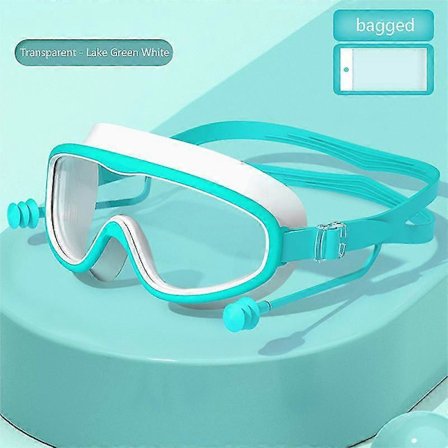 Svømmebriller til voksne med stor ramme, vandtætte, antidug, high-definition svømning