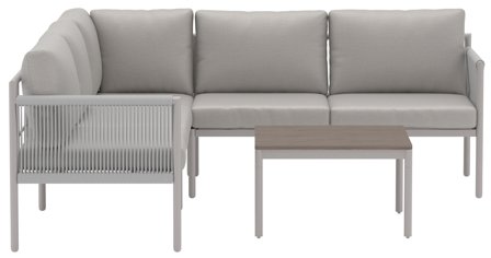 Venture Home Kos Loungeset beige, Utemöbler