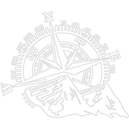 Auton maastoauto SUV:n sivukoritarra Kompassi Vuoritarrat Tarra maastoautoon Jeep Vedenpitävä Ford