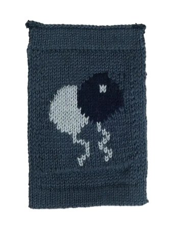 Smallstuff Knitted Flag, Birthsday Baloones, Blue - Navy - ONE SIZE