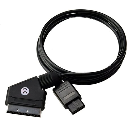 RGB-kabel (SCART) til Gamecube og SNES (Super Nintendo) N64 (Nintendo 64)