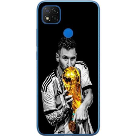 Xiaomi Redmi 9C Gennemsigtig cover Lionel Messi