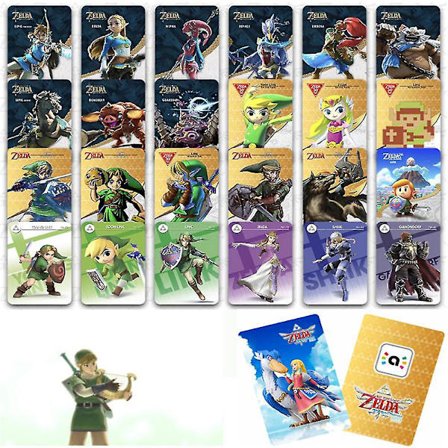 Mordely The Legend of Zelda Breath Of The Wild Amiibo NFC Card Switch