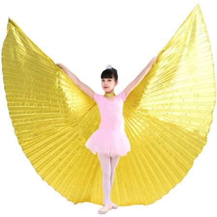 Belly Dance Wings Isis Wings GULD ÖPPEN ÖPPEN