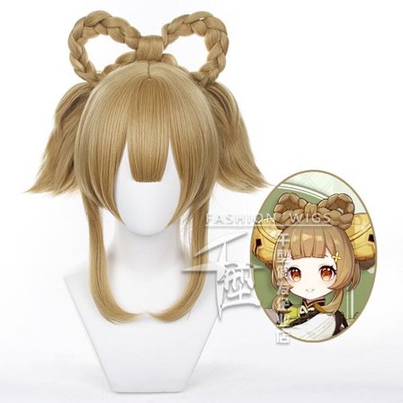 Genshin Impact Yaoyao cosplay-peruk