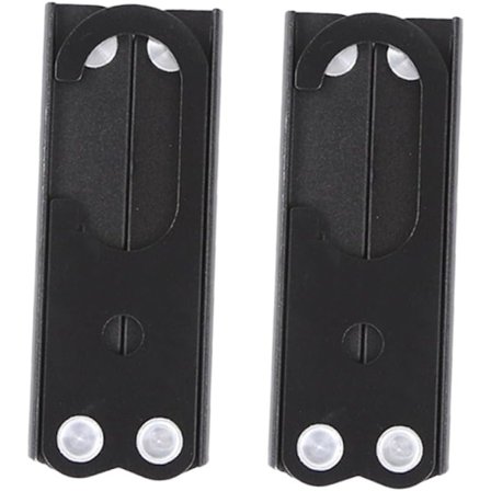 2 kappaletta musta kannettava vaateripustin Metallivaateripustin Matkalla Ha