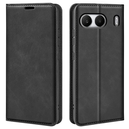 OnePlus Nord 4 Case Wallet -kotelolle Shell Phone Case -lompakko - musta