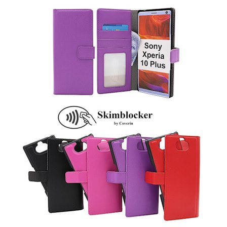 Skimblocker Magnet Wallet Sony Xperia 10 Plus