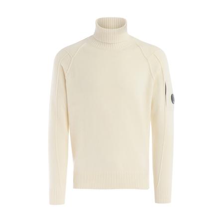 C.p. Company, Knitwear Biały, Mężczyzna, Rozmiar: S