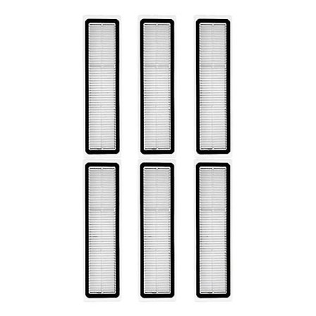 6 vaskbare HEPA-filtre til Xiaomi Dreame Bot D10 Plus