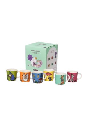 Arabia Mumin mini mugg Glas Flerfärgad 3 cm