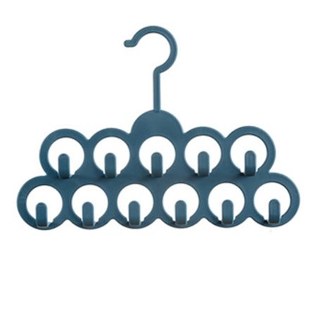 Slinga Scarf Hängare halkfri Multifunktionsgarderob Organisation Förvaringshållare För Scarf Herr Slips Dam Sjal 11 öglor