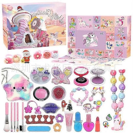 Joulun odotus - joulukalenteri, yllätyslaatikko, prinsessaleikit, tyttöjen asusteet, tee-se-itse-setti, lelu, lahja