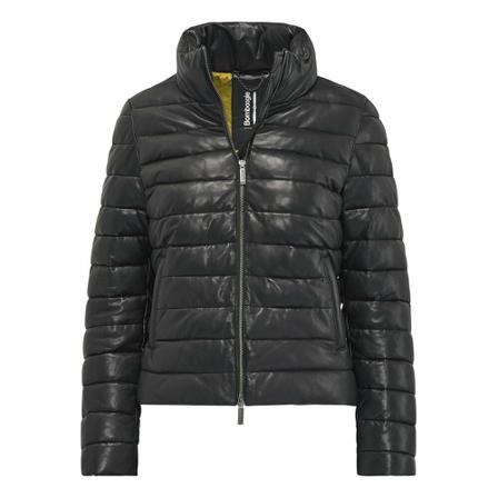 BomBoogie Leather Jakke Sort, Dame
