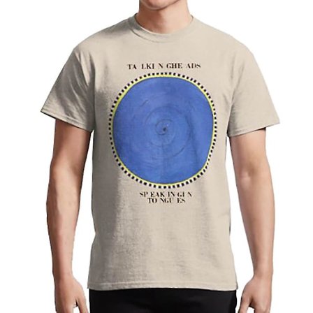T-shirt Talking Heads - Talande i tungor