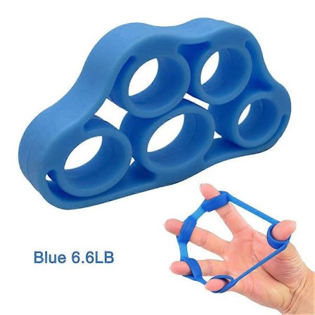 Håndleddsstrekker Finger Gripper Expander Styrketrener Treningssilikon Hånd Gripper 5 Finger Pinch Karpal Ekspandere For Gym