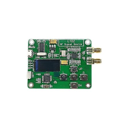 RF Signalkälla 23.5-6000m Max2870 0.96 Tum Färg OLED Seriell Portkontroll