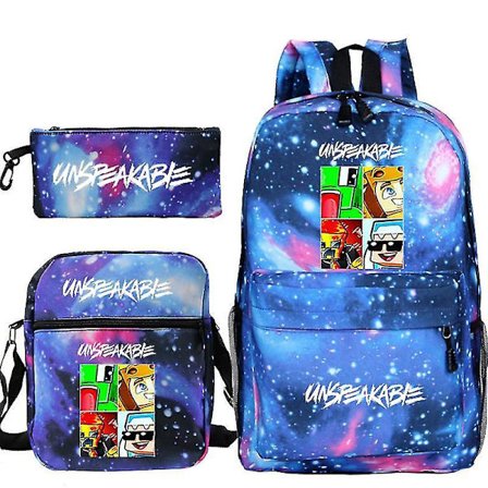 Unspeakable Student Schoolbag Leisure Small Shoulder Bag Pen Case Three-piece Set