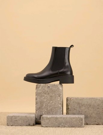 ANGULUS Booties - Flat - With Elastic - Black - 37