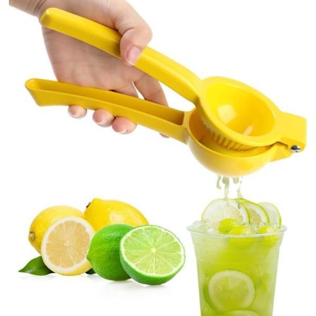 Manuel Citrus Juicer - Uspecificeret - Håndtag Citronpresser - Zinklegering - 7 cm Diameter - 1 stk