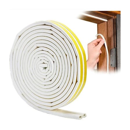Dørforsegling, PVC D-profil vinduesforsegling, dør- og vinduestætningsmiddel
