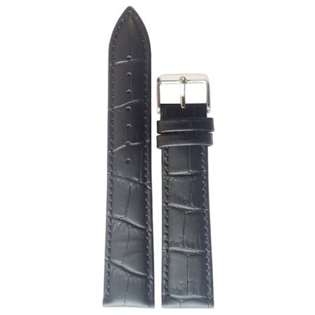 Läderband kroko 12/14/16/18/20/22/24/26 mm